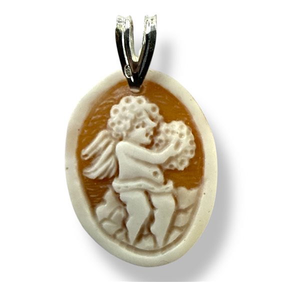 Pendente Mandile 1922 Donna Cammei  in Argento Conchiglia 2MCICM175 - 2MCICM175